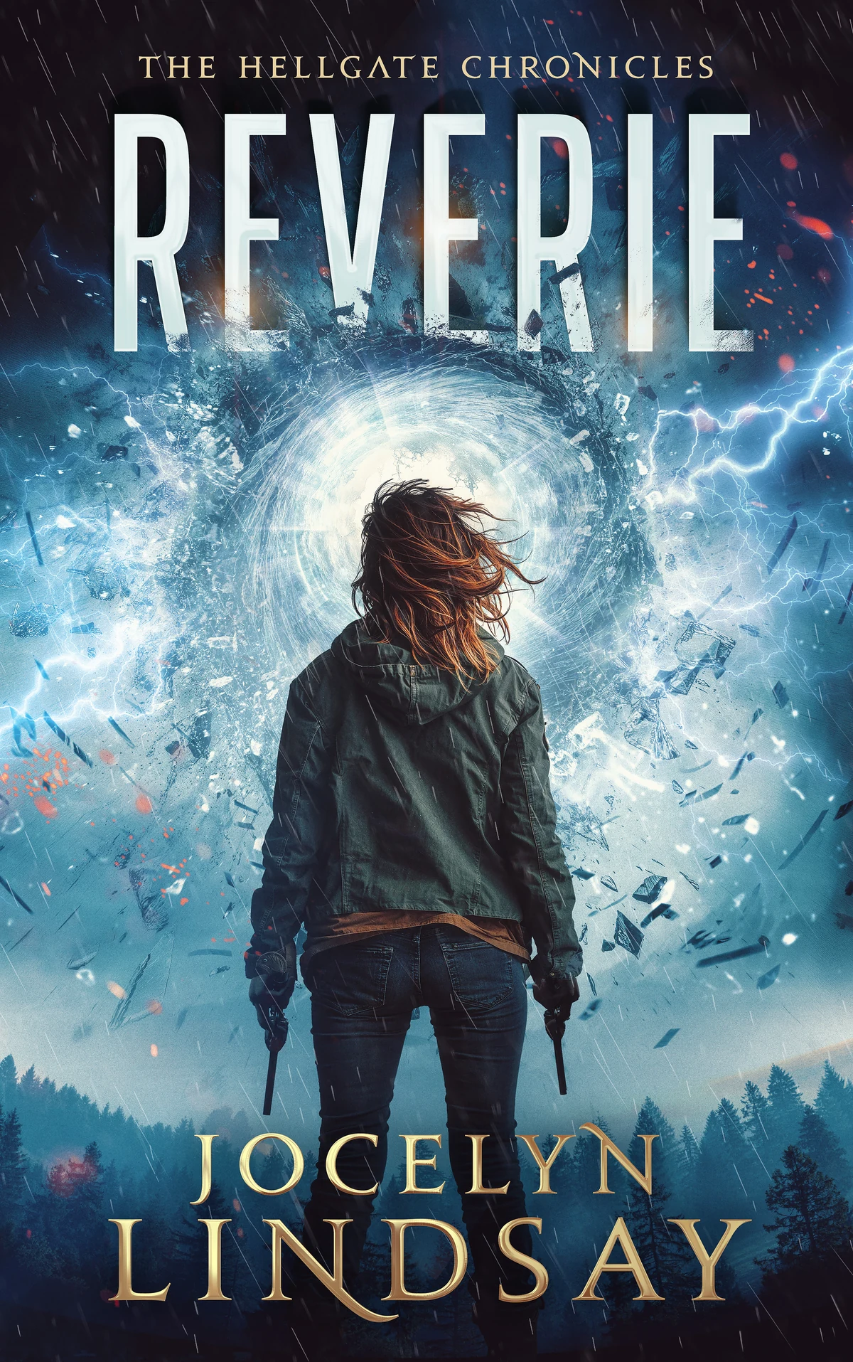 Reverie book cover, by Jocelyn Lindsay